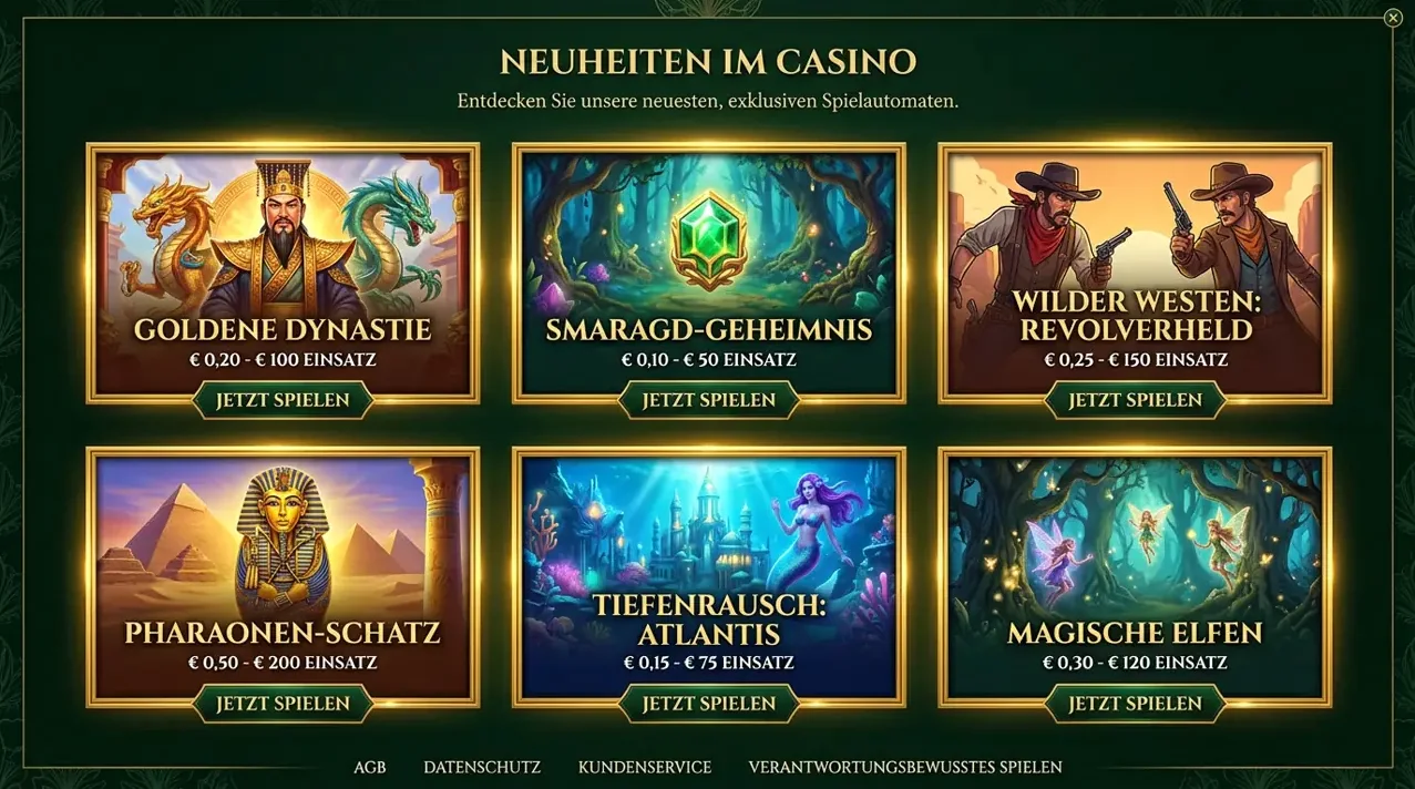 Neu & Jackpots im ViciBet